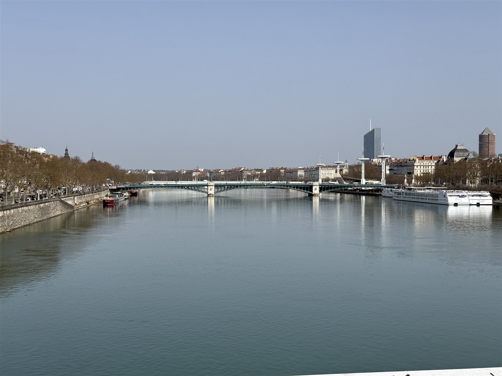 Le Rhône à Lyon