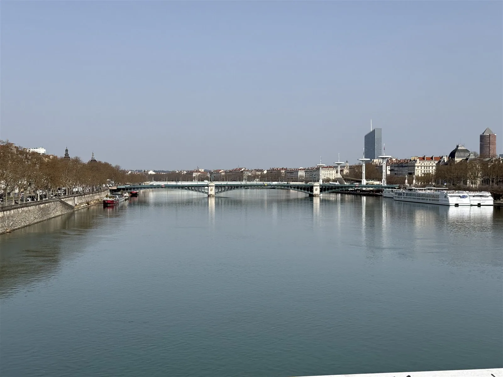 Le Rhône à Lyon