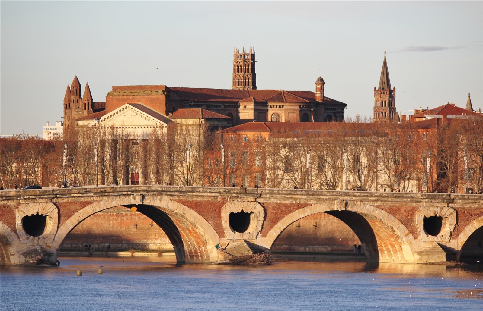 La Garonne et le Pont-Neuf à Toulouse