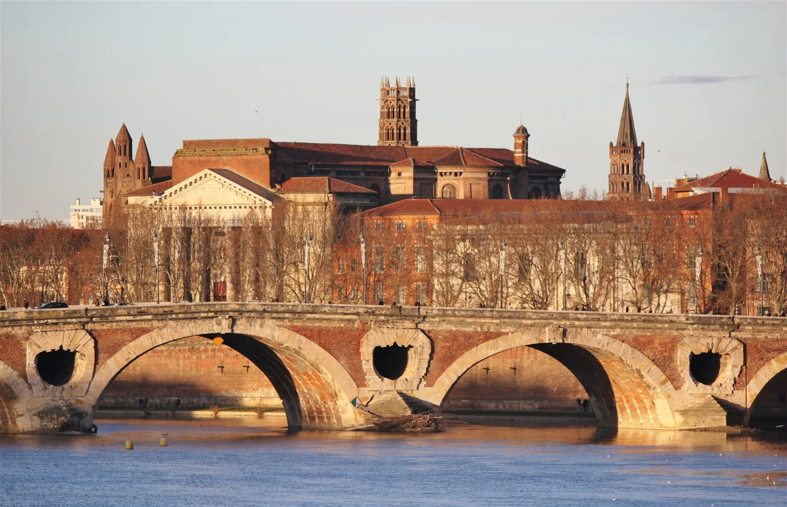 La Garonne et le Pont-Neuf à Toulouse